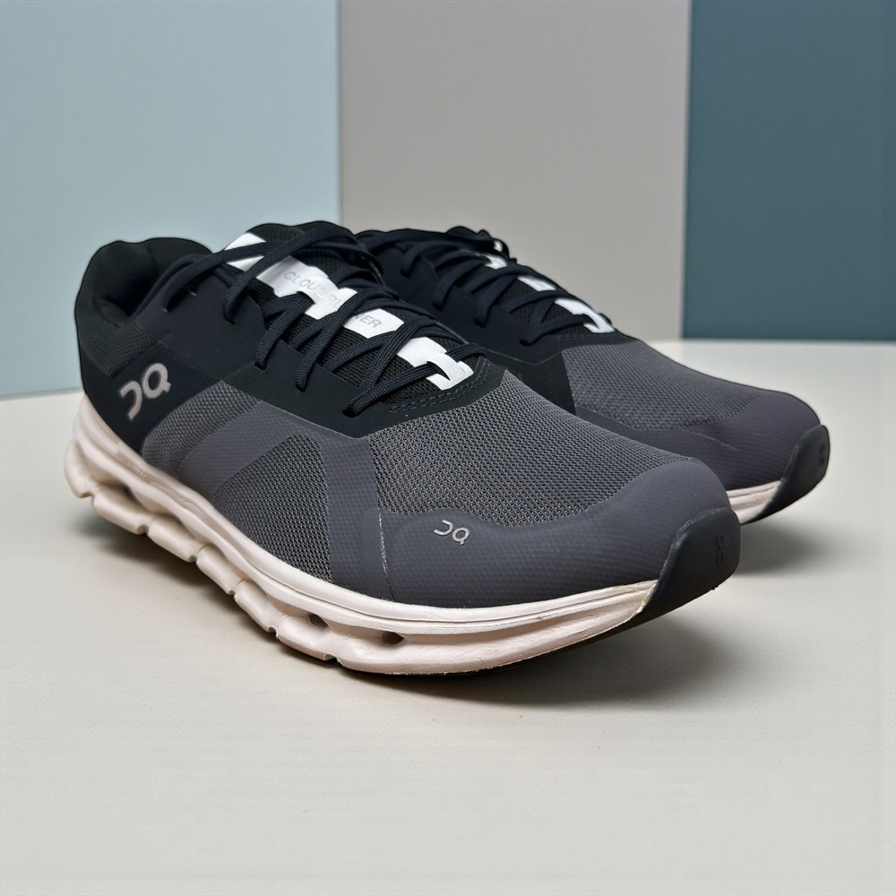 On Shoes Men's US 13 Black Cloudrunner Running Walking Jogging Sneakers 46.99017